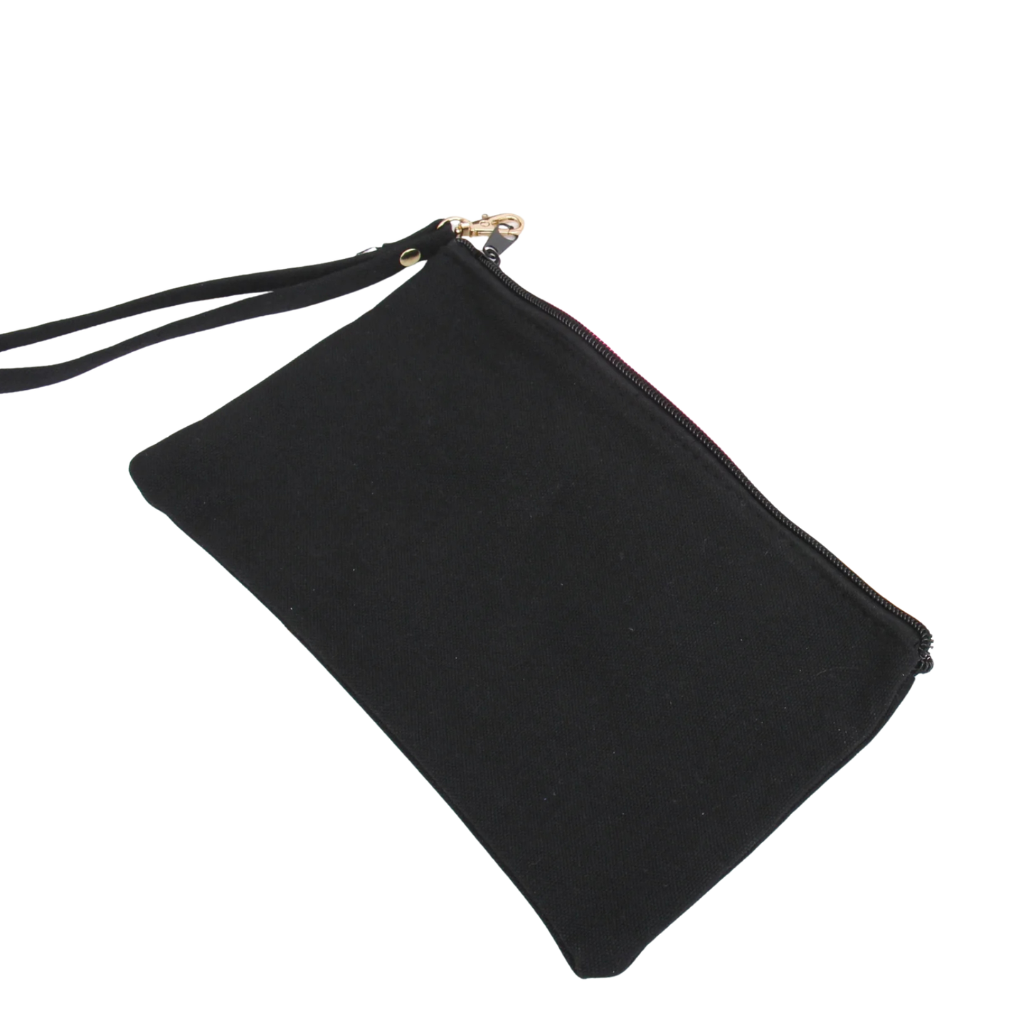 Cotton Wristlet Bag - White